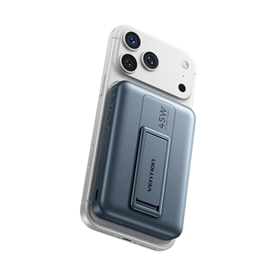 Vention 10000mAh 45W Qi2.2 Manyetik Powerbank FKU Gri