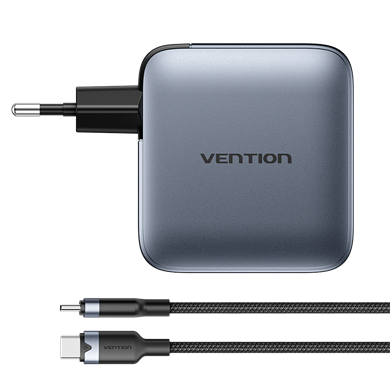 Vention Dash Serisi 100W GaN 5.0 4-Portlu Hızlı Şarj Cihazı  (100W/100W/30W/30W) 1M kablolu 