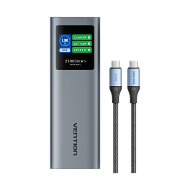 Vention Powerhive 27000 mAh 140W Powerbank FKE Gri