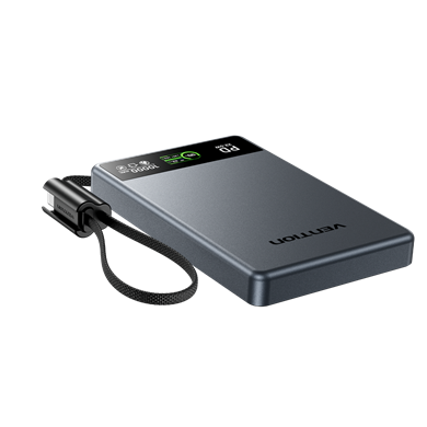 Vention Ultra Slim 10000 mAh 15W Powerbank FKL Gri