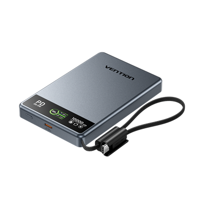Vention Ultra Slim 10000 mAh 15W Powerbank FKL Gri