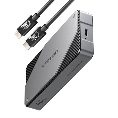 Vention M.2 NVMe SSD Kutusu 40 Gbps KPZ Gri