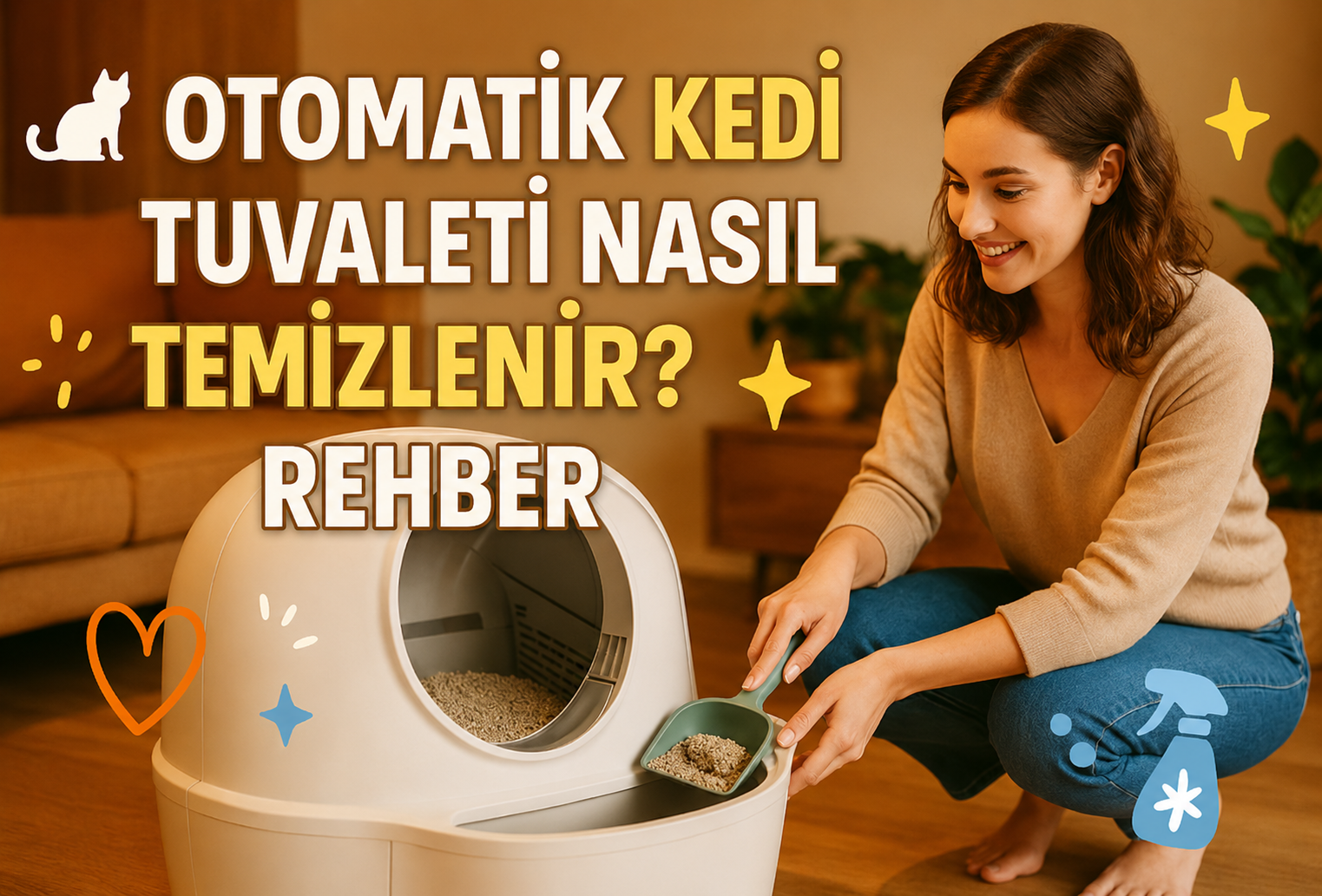 Otomatik Kedi Tuvaleti Nasıl Temizlenir?