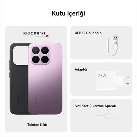 Xiaomi 17T Mor 12GB 512GB Fiyatı ve Özellikleri