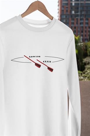 Rowing Club Tasarım Uzunkol T-shirt