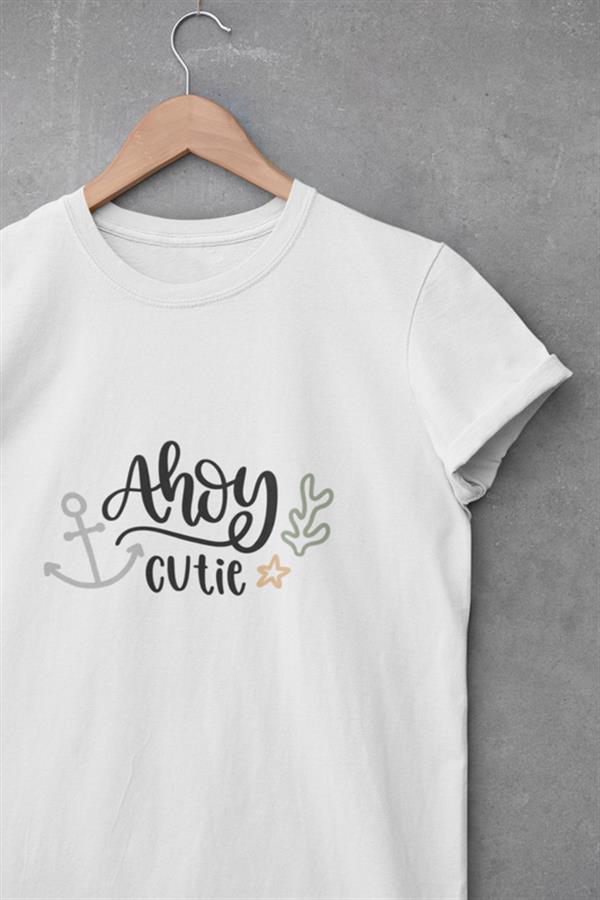 Ahoy Cutie Tasarım T-shirt