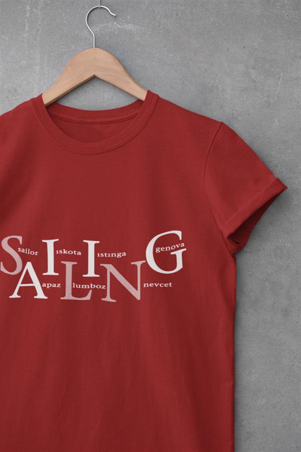 Sailing Terimler Tasarım T-shirt