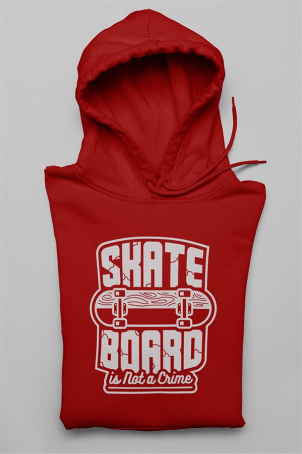 Skate Board Tasarım Hoodie