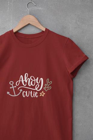 Ahoy Cutie Tasarım T-shirt