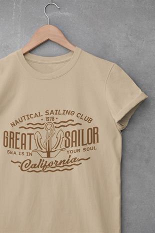 Büyük Denizci Tasarım T-shirt