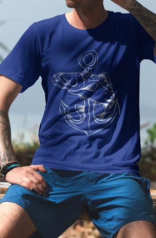 Çapa & Balık Tasarım T-shirt