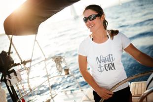 Deniz Kızı Tasarım T-shirt