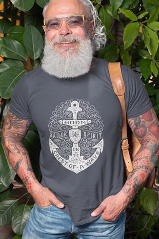 Denizci Ruhu Tasarım T-shirt