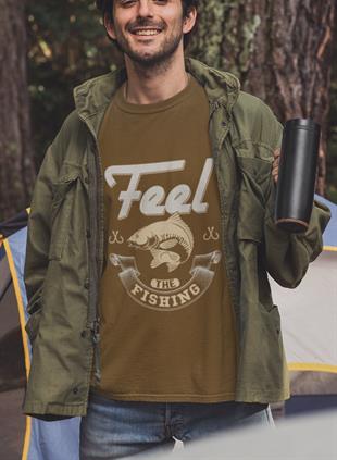 Feel The Fishing Tasarım T-shirt
