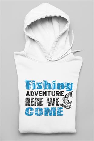 Fishing Adventure Tasarım Hoodie