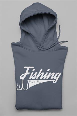 Fishing Club Tasarım Hoodie