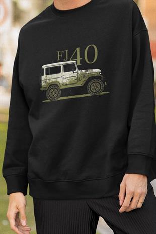 FJ40 Offroad Tasarım Sweatshirt