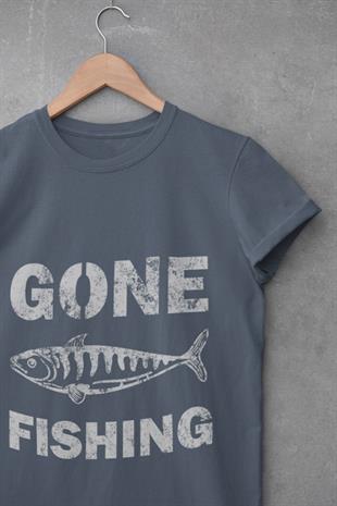 Gone Fishing Tasarım T-shirt