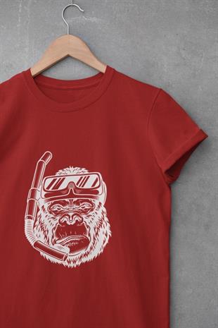 Goril Dalış Tasarım T-shirt
