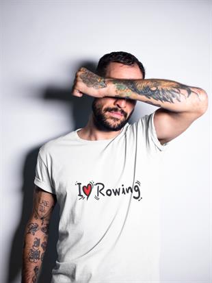 I Love Rowing Tasarım T-shirt ll