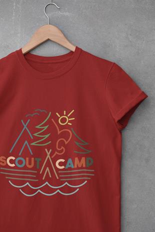 İzci Kamp Tasarım T-shirt