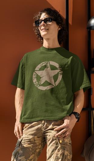 Jip İkon Yıldızı Tasarım T-shirt