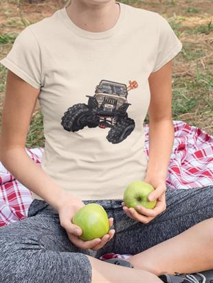 Jip Offroad Power Tasarım T-shirt