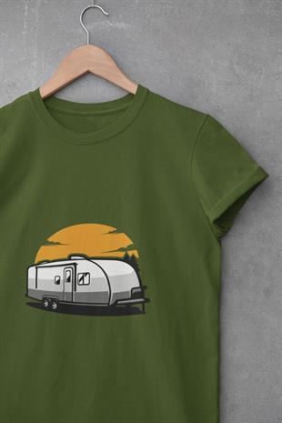 Karavan Hayatını Sevenler İçin Tasarlanmış T-shirt