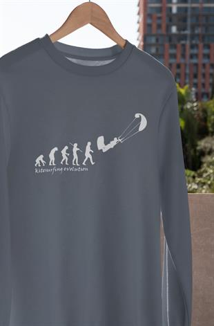Kitesurf Evrim Tasarım Uzunkol T-shirt