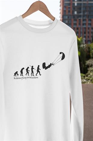 Kitesurf Evrim Tasarım Uzunkol T-shirt