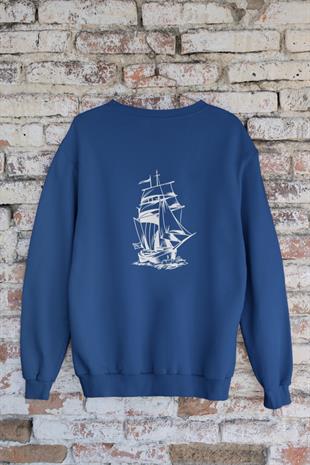 Klasik Yelken Tasarım Sweatshirt