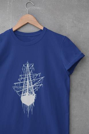 Korsan Gemisi Tasarım T-shirt