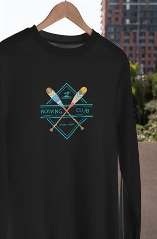 Kürek Kulüp Tasarım Uzunkol T-shirt