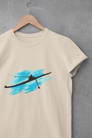 Kürek Sporu Tasarım T-shirt