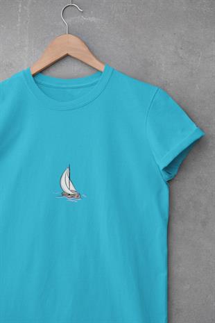 Minimal Yelken Tasarım T-shirt ll