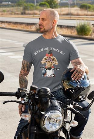 Motocross - Enrudo Yarışçı Tasarım T-shirt