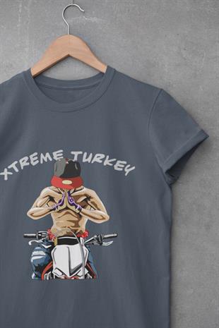 Motocross - Enrudo Yarışçı Tasarım T-shirt