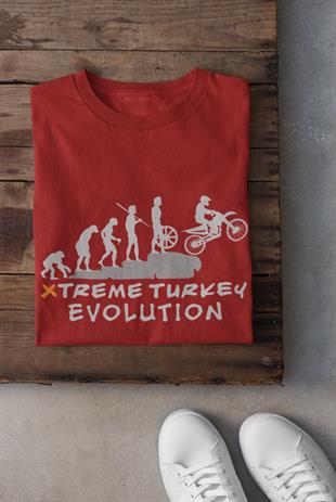 Motocross Evrim Tasarım Uzunkol T-shirt