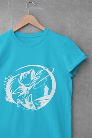 Olta Balıkçılığı Severler İçin Tasarlanmış T-shirt