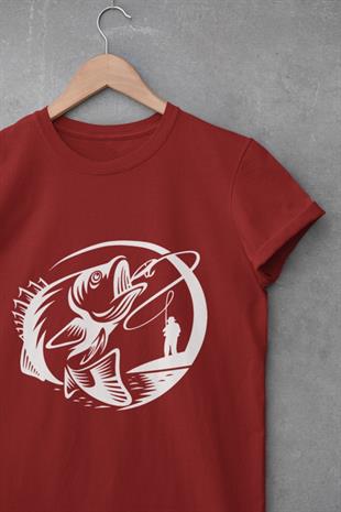 Olta Balıkçılığı Severler İçin Tasarlanmış T-shirt