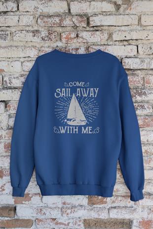 Sail Away Tasarım Sweatshirt