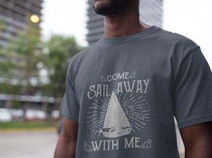 Sail Away Tasarım T-shirt