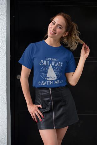 Sail Away Tasarım T-shirt