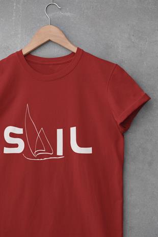 Sail Yelken Çizim T-shirt