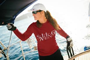 Sailing Terimler Tasarım Uzunkol T-shirt