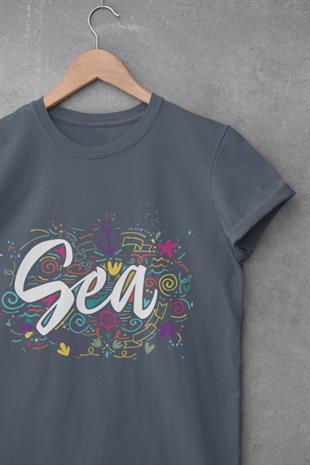 Sea Karnaval Tasarım T-shirt