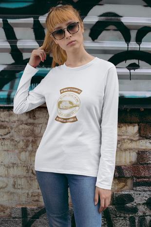 Şişe & Yelken Tasarım Uzunkol T-shirt