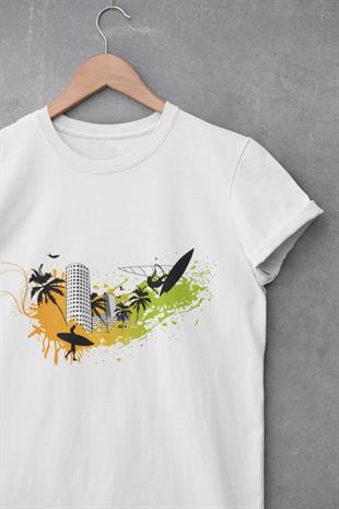 Sörf & Şehir Tasarım T-shirt