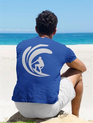 Sörf Sırt Tasarım T-shirt