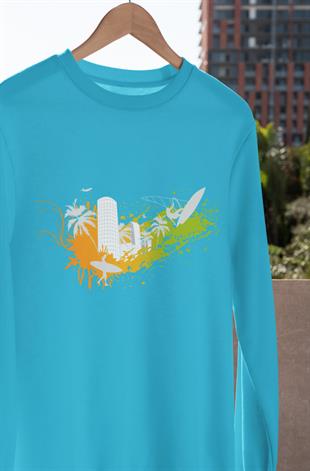 Surf & Beach Tasarım Uzunkol T-shirt